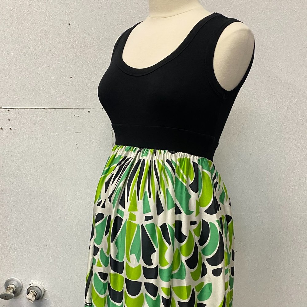 Olian Short Green Maternity Tank Dress